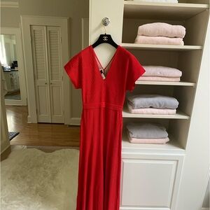 St John Ottoman Knit Maxi Dress